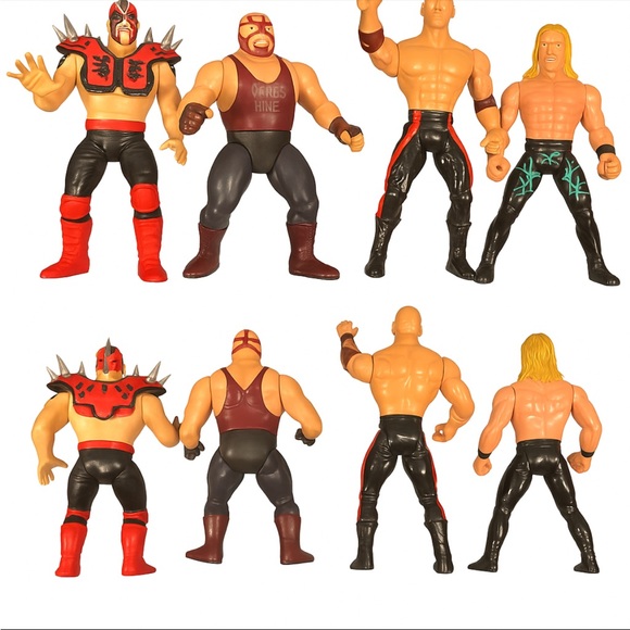 WWE WWF Wrestling Action Figure Lot of 4 - Picture 1 of 6